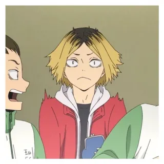 🌟 Kozume Kenma Haikyuu!! Anime, Haikyuu, Kozume Kenma, Kenma, Personaje, Voleibol, Manga telegram sticker