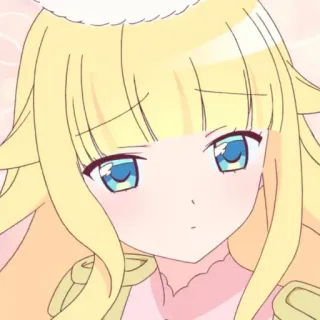 ☁️ Anime, Manga, Rubia, Linda, Chica whatsapp sticker