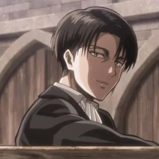 💛 Levi Ackerman Attack on Titan anime, attack on titan, levi, levi ackerman, manga, character telegram sticker
