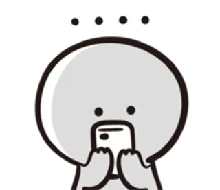😑 Emoji, Karakter, Stiker, Mengetik, Ponsel, Komunikasi, Kartun telegram sticker