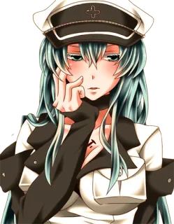 😏 Esdeath Akame ga Kill! Anime, Algemeen, Vrouw, Militair, Officier telegram sticker