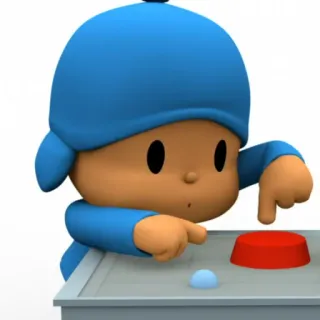 🎃 Pocoyo desenho animado, Pocoyo, programa infantil, animado, botão, personagem telegram sticker