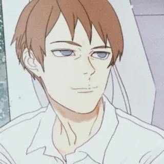 🙂 Anime, Porträt, Mann, Cartoon, Figur, Männlich telegram sticker