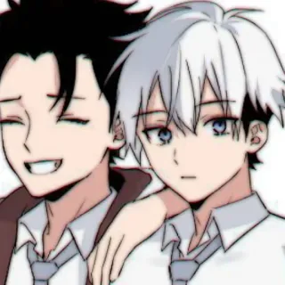 🥛 anime, manga, characters, boys, friends whatsapp sticker