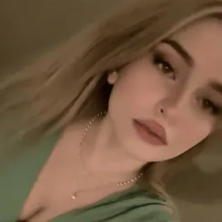 🧺 @wallgif girl, woman, blonde, portrait, selfie, aesthetic, fashion telegram sticker