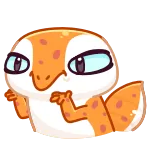 ❓ จิ้งจก, ตุ๊กแก, สัตว์, การ์ตูน, สติกเกอร์, สัตว์เลื้อยคลาน, น่ารัก telegram sticker