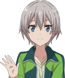 👋 Anime, Desenho animado, Personagem, Waifu telegram sticker