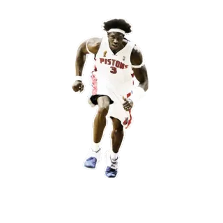 😮 PISTONS 3 pallacanestro, sport, atleta, giocatore, pistons telegram sticker
