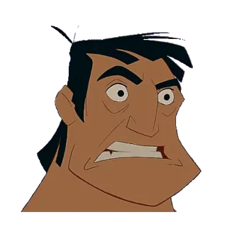 😁 Tantor Tarzan ขยะแขยง, ช้าง, การ์ตูน, กลัว, กังวล telegram sticker
