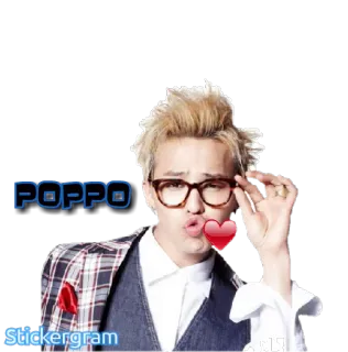 😘 POPPO whatsapp sticker