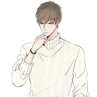 😒 Animé, Manga, Personnage, Illustration, Dessin animé telegram sticker