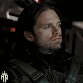 🎖 Bucky Barnes Winter Soldier, Marvel, Superheld, Mann, ernst telegram sticker