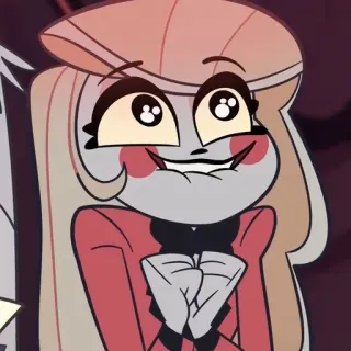🌟 Charlie Morningstar Hazbin Hotel 만화, 애니메이션, 악마, 호텔, 행복한 telegram sticker
