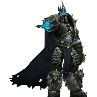 😐 Arthas Menethil World of Warcraft lich king, arthas, trône de glace, world of warcraft, warcraft, mort-vivant telegram sticker