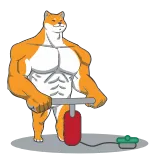 BuffedShiba telegram stickers