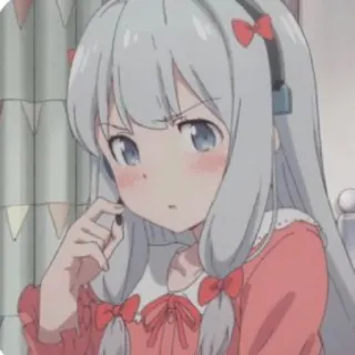 🥢 Izumi Sagiri Eromanga Sensei аниме, девушка, Сагири, Изуми, Эроманга-сенсей, милая telegram sticker