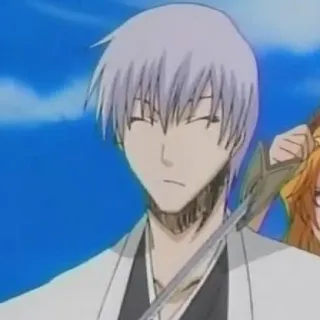 🐍 Gin Ichimaru Bleach Anime, Bleach, Gin Ichimaru, Schwert telegram sticker