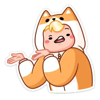 😐 собака, комбинезон, болеро, милый, животное, смешной, юмор telegram sticker