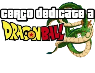 🐉 Dragon Ball CERCO DEDICATE A DRAGON BALL Dragon Ball, Anime, Shenron, Dragão, Mangá, Desejo, Desenho animado telegram sticker