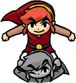 🏢 Link The Legend of Zelda Link, The Legend of Zelda, Personaje de videojuego, Dibujos animados, Fantasía telegram sticker