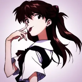 🎪 Mari Makinami Illustrious Evangelion anime, character, mari makinami illustrious, evangelion, animation, cartoon, sticker telegram sticker