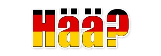 😁 Hää? niemiecki, pytanie, zmieszany, slang whatsapp sticker