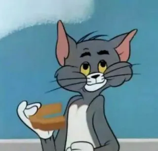 🥞 Tom Tom and Jerry gato, desenho animado, personagem, Tom e Jerry, animado telegram sticker