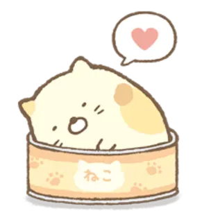 😂 ネコ kucing, imut, kawaii, hewan, anak kucing, hewan peliharaan, kaleng telegram sticker