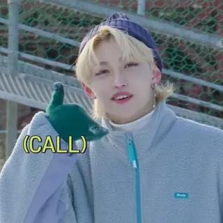 📞 (CALL) osoba, mężczyzna, rozmowa, gest telegram sticker