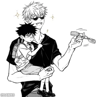 🖤 Gojo Satoru Jujutsu Kaisen Anime, Manga, Gojo Satoru, Jujutsu Kaisen whatsapp sticker