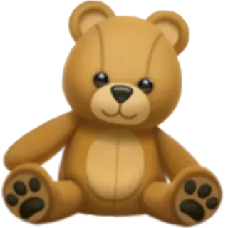 🧸 Teddybär, Spielzeug, Plüschtier, süß, weich telegram sticker