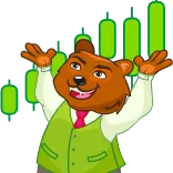 📈 ours, actions, marché, finance, affaires, investissement, haussier, trading telegram sticker