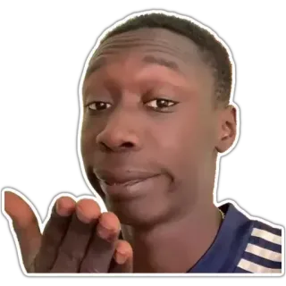 🤨 Khaby Lame Khaby Lame, TikTok, Sticker, Meme, Soziale Medien, Influencer telegram sticker
