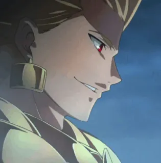 ✨ Gilgamesh Fate Anime, Postać, zarozumiały, Gilgamesz, Fate, Archer telegram sticker