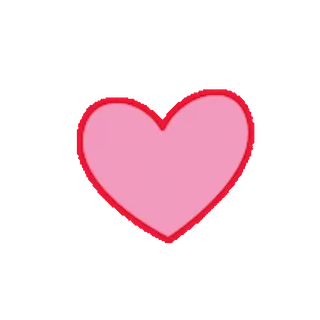 ❤️ coeur, amour, rose, symbole, affection telegram sticker
