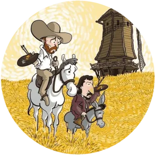 Vincent van Gogh @Le_Penseurr telegram stickers