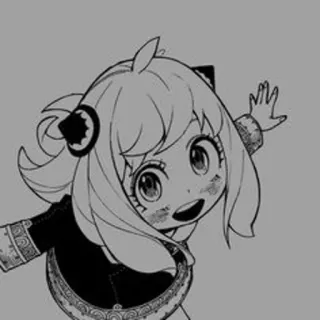🥜 Anya Forger Spy x Family Anime, Manga, Anya, Forger, Spy x Family, Charakter, Sticker telegram sticker