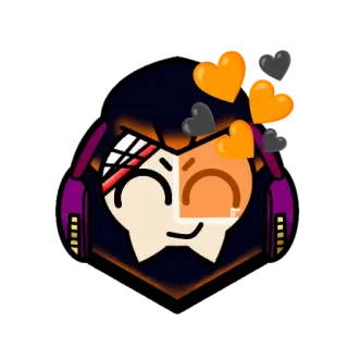 ❤️ cartoon, sticker, heart, emoji, character, love telegram sticker