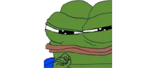 🤨 Pepe the Frog Meme, Rana, Pepe telegram sticker