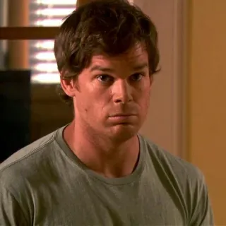 🙁 Dexter Morgan Dexter dexter, morgan, asesino en serie, sangre, asesinato, serie de tv telegram sticker