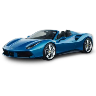 🚙 Auto, Fahrzeug, Sportwagen, Automobil, Cabrio, Blau telegram sticker