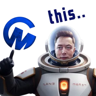 $CMARS CRO on MARS telegram stickers