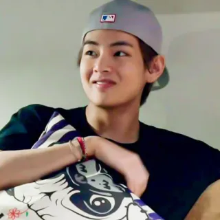 🐺 V K-pop, BTS, Kim Taehyung, cantante, celebrità, maschio telegram sticker