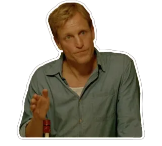 😳 Woody Harrelson человек, актер, мужчина, знаменитость telegram sticker