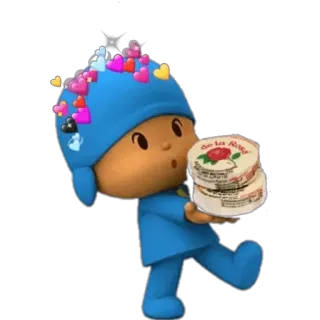 🕳 Pocoyo Desenho animado, Animação, Pocoyo, Fofo, Criança telegram sticker