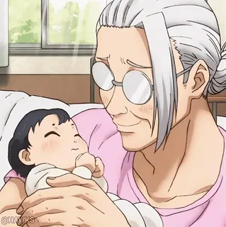 🍼 @HAWKS anime, character, cartoon, infant, baby, woman whatsapp sticker