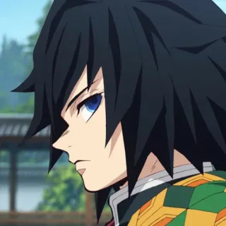 👀 Giyu Tomioka Demon Slayer anime, demon slayer, giyu, tomioka, charakter telegram sticker