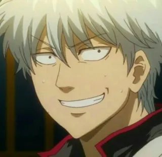 🍧 Gintoki Sakata Gintama 애니, 긴타마, 긴토키, 캐릭터, 웃긴, 만화 telegram sticker