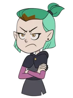 😠 Amity Blight The Owl House Phim hoạt hình, Anime, Nhân vật, Amity Blight telegram sticker
