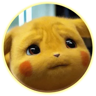 🥺 Pikachu pikachu, pokemon, fofo, triste, amarelo, desenho animado, animal telegram sticker